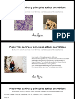 Piodermas Caninas y Principios Activos Cosmeticos