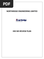 3.5 (D) Northridge HSE MS Review Plan