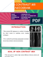 Non Contrast MRA 1