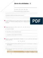 Caderno de Atividades - 1 - Massa e Tamanho Dos Átomos