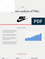 Nike Competitor Analysis