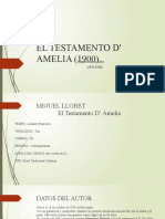 El testamento de Amelia de Miguel Llobet