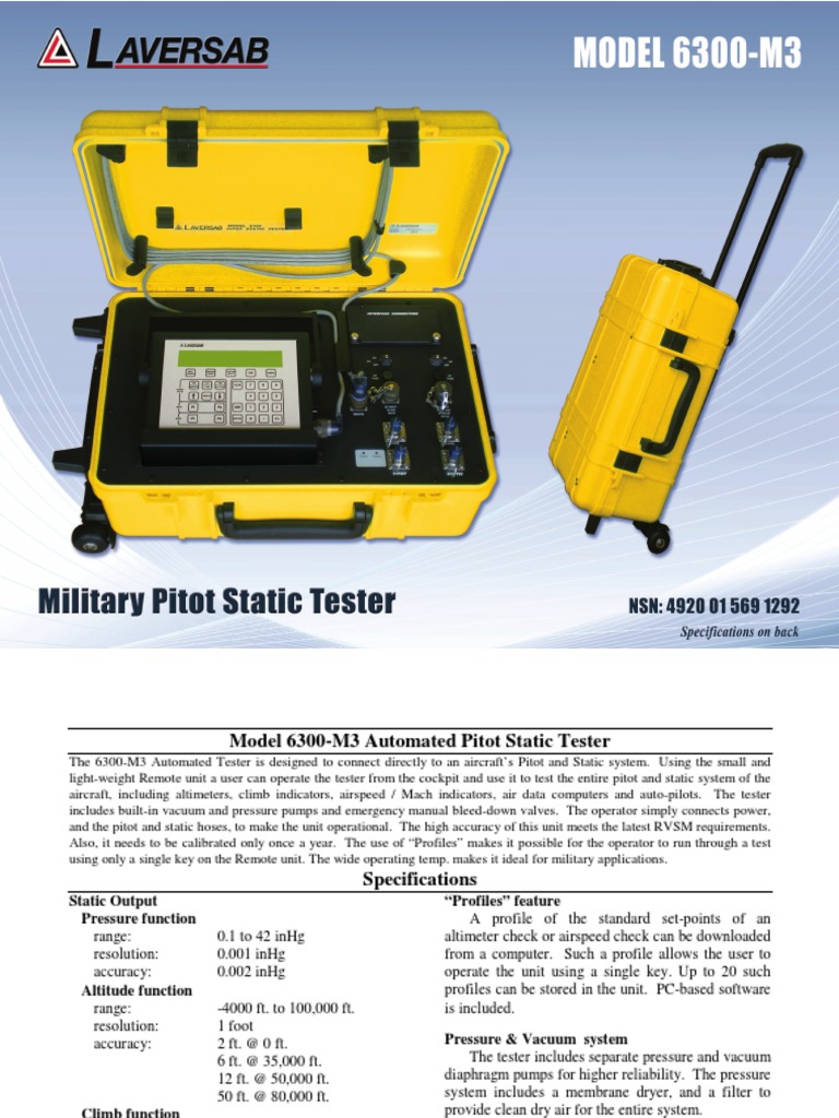Model 6300 m3 datasheet pdf tools aerospace