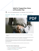Trapped Gas - Relief, Causes, Symptoms, When To See A Doctor