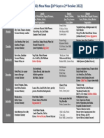 18th Weekly Mess Menu From 26th Sept. To 2nd October 2022 (42333)