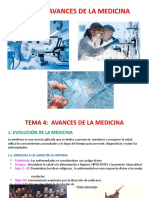 TEMA 4 Avances de La Medicina