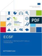 European Cybersecurity Skills Framework Role Profiles