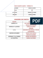 Resultados Muerte Subita Ida Torneo f5