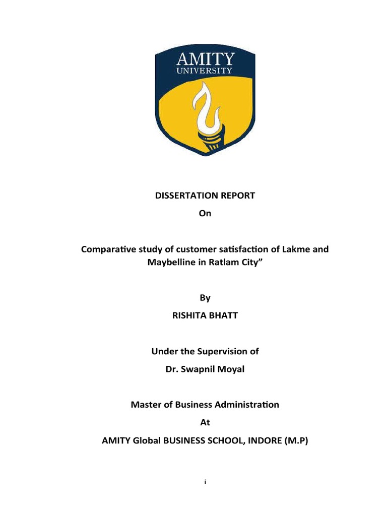 Dissertation Report Final 1 Download Free Pdf Consumer Behaviour