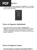 Power To Empower