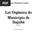 LeiOrganicadoMunicipiodeItajuba