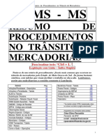 Procedimentos No Transito de Mercadorias