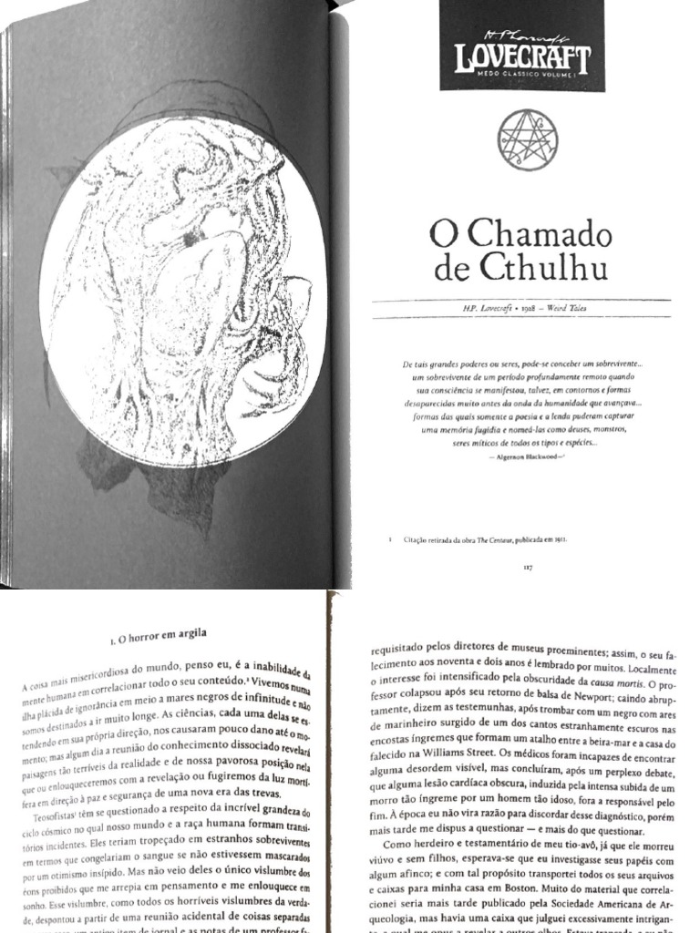 "O Chamado de Cthulhu", Lovecraft | PDF