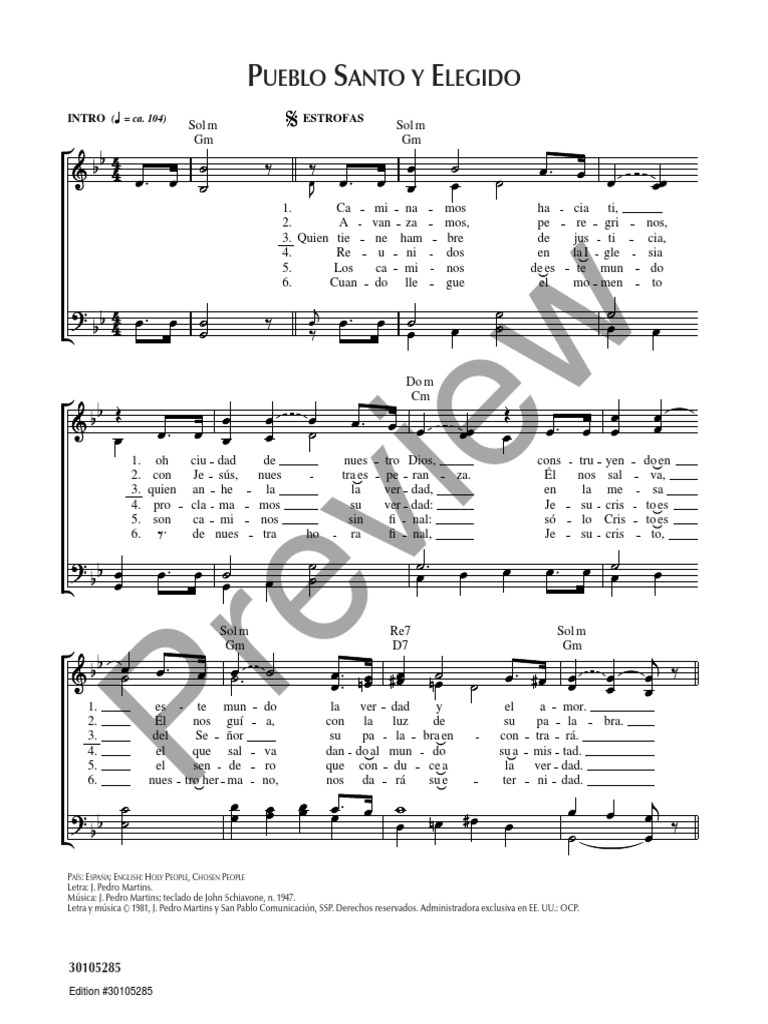 Pueblo Santo y Elegido J Pedro Martins PDF