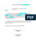 Formato Carta Autorización Menor 2022