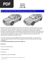 Download Volvo s40 v40 Owners Manual 2000 by Rabti Mehdi SN60162141 doc pdf