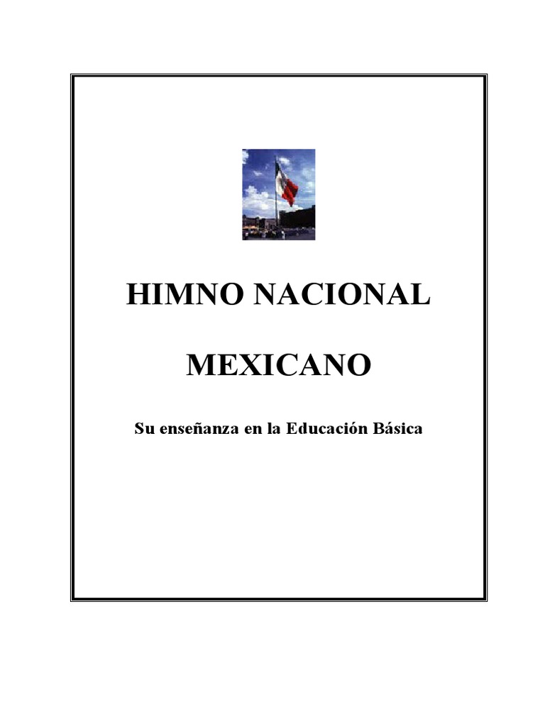 Himno Nacional Mexicano 1 PDF