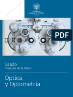 Óptica y Optometría: Grado