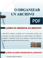 Como Organizar Un Archivo