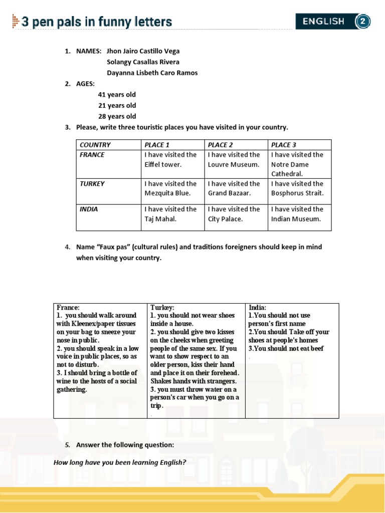 Pen Pal Application