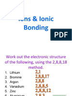 Ions - Ionic Bonding