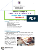 Practical Research Ii: Self Learning Kit