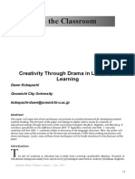 Creativity Through Drama in Language Lea