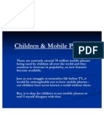Children & Mobile Phones