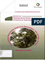 Manual Propagación de Viveros de Plantas de Tepezcohuite San Lorenzo Texmeluca, Santa Cruz Zenzontepec, Sola de Vega Oaxaca