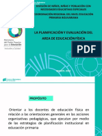 Planificacion y Evaluacion en El Area de Educacion Fisica