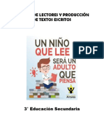 Cuadernillo de Lecturas Tercer Grado.