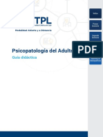 Guia Didactica Psicopatologia Del Adulto