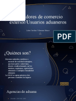 Usuarios Aduaneros - Agencia de Aduanas