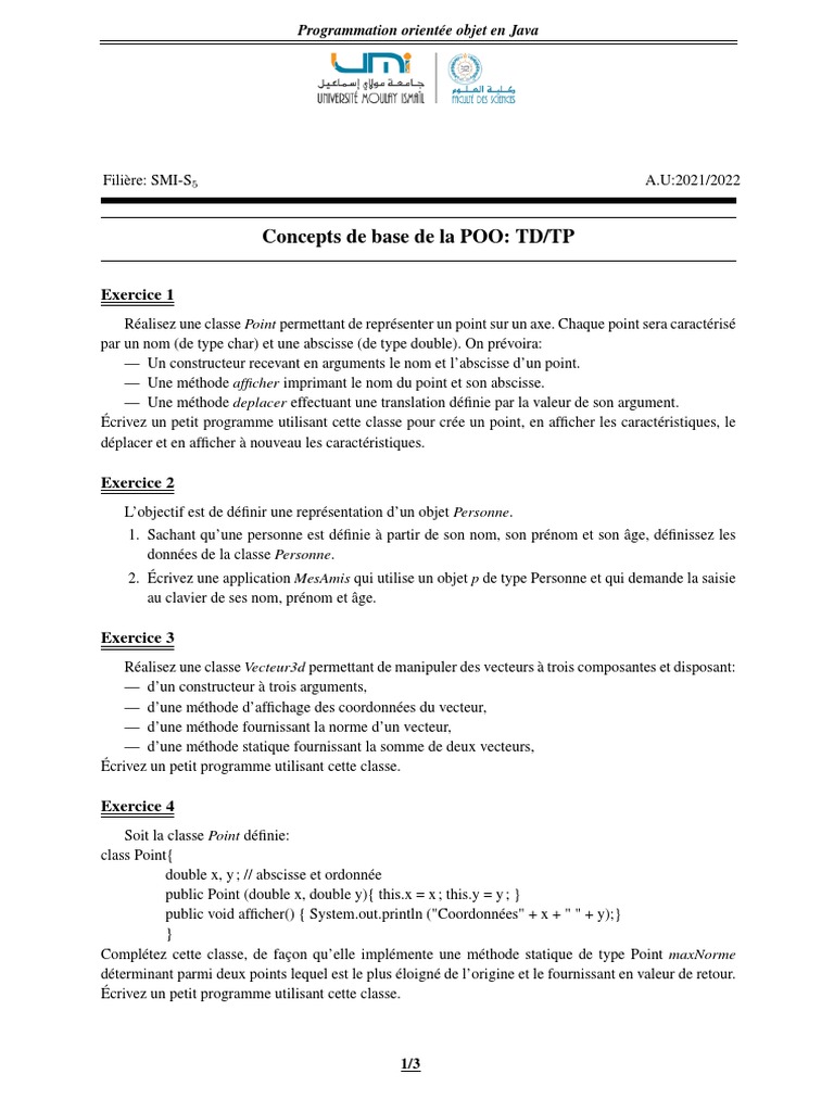 Constructeurs de recopie en Java | PDF | Constructeur (programmation ...