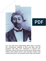 Biografi Tirto Adhi Soerjo, Tokoh Pers dan Kebangkitan Nasional