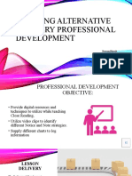 Creating Alternative Delivery Professional Development-2