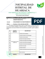Mantenimiento preventivo de motocarga y volvo municipalidad Huariaca
