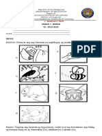 1st Monthly test-GRADE 1 MAPEH