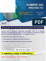 Plantilla de Presentacion de Proyectos