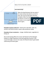 Chemical Effects of Electric Current