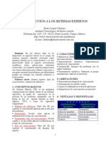 Articulo-Introduccion a Los Sistemas Expertos (2004-I)