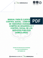 Manual para El Ejercicio de Control Social