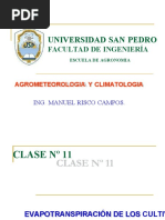 CLASE 11 - EVAPOTRANSPIRACION