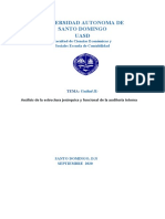 Análisis de la estructura jerárquica y funcional de la auditoría interna