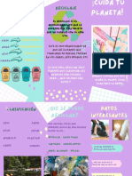 Folleto Venta de Papelería Dinámico Morado Pastel