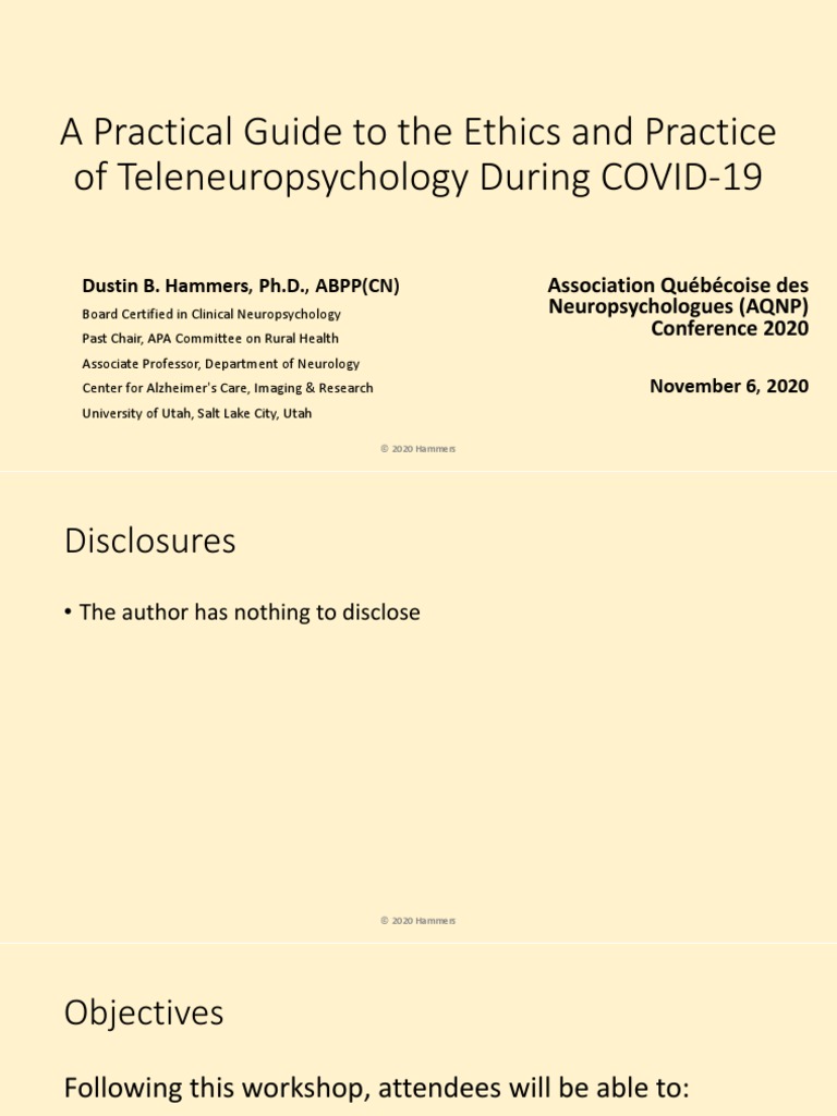 TeleNP Hammers PDF Psychology Cognitive Science