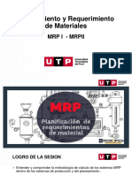 Planeamiento y Requerimiento de Materiales: MRP I - Mrpii