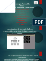 Arquitectura y ciclo de funcionamiento de controladores programables