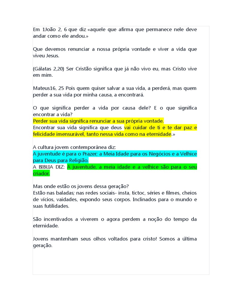 Conselhos Biblicos Jovens Pdf Jesus Livro Dos Provérbios