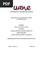 RESUMEN DE LAS TEORÍAS DE ORIGEN CONTEMPORÁNEO